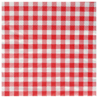 Rutig Picknick Servetter Röd