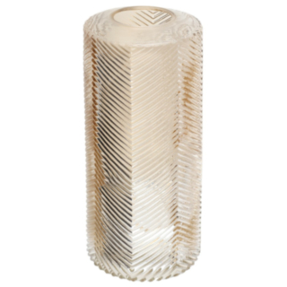 Geometrisk Glasvas Guld