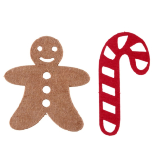 Pepparkaksgubbe & Polkagris Bordskonfetti