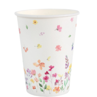 Vårblommor Pappersmuggar