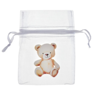 Little Teddy Organzapåsar Elfenben