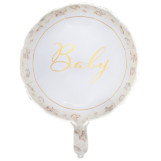 Baby Folieballong Elfenben