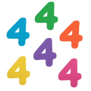 4 År Bordsdekorationer Flerfärgade