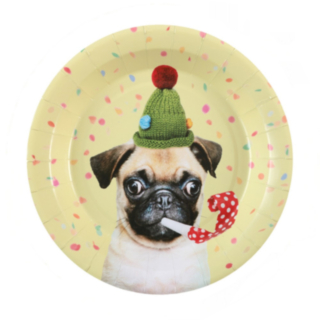 Party Dogs Papperstallrikar