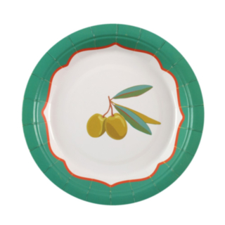 Dolce Vita Papperstallrikar Celadon