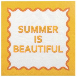 Summer Vibes Servetter Gul