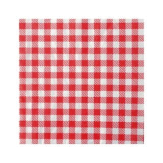Rutig Picknick Servetter röd