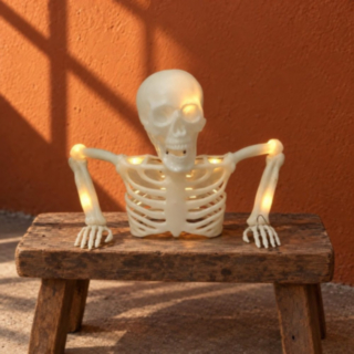 Skelett Torso Ljus