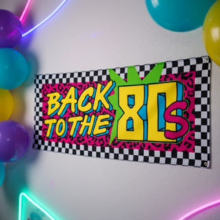 80-tals Pop Banner