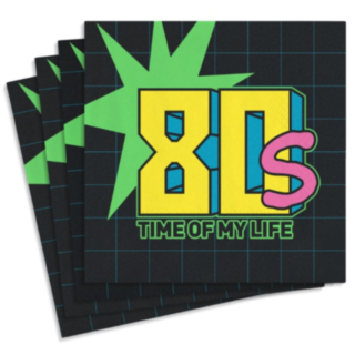 80-tals Time Of My Life Servetter