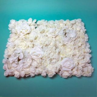 Blomsterpanel Vit