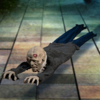 Krypande Zombie