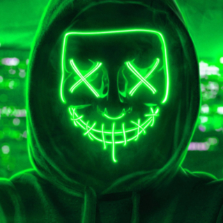 Purge LED Mask Grön