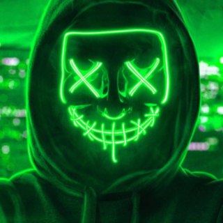 Purge LED Mask Grön