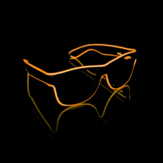 LED Wayfarer Glasögon Orange