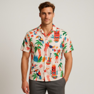 Tiki Hawaiiskjorta