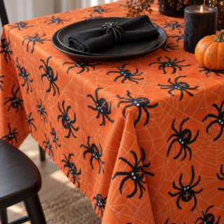 Halloween Spindel Duk