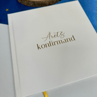 Konfirmation Gästbok Konstläder