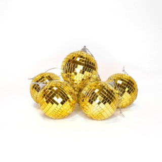 Discokulor Guld 8 cm