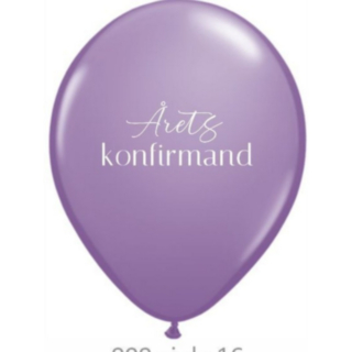 Årets Konfirmand Ballonger Lila