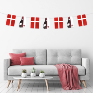 Student Flaggirlang Röd
