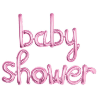 Babyshower Folieballonger Rosa