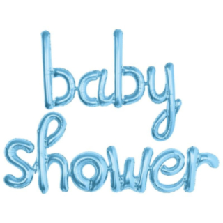 Babyshower Folieballonger Ljusblå