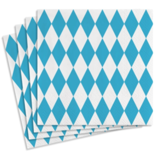 Oktoberfest Servetter Rutiga