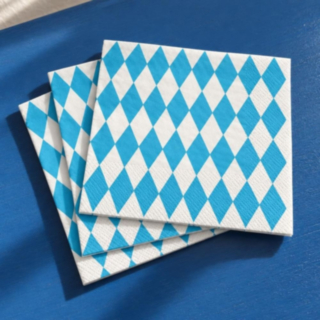 Oktoberfest Servetter Rutiga