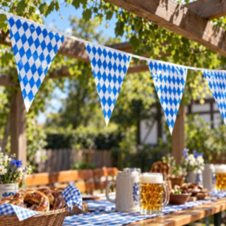 Oktoberfest Vimpelgirlang Rutig