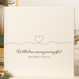 Personlig Gästbok Heartline