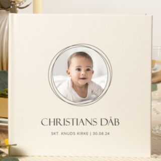 Personlig Dopgästbok Cherished Circles