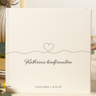 Personlig Konfirmationsbok Heartline