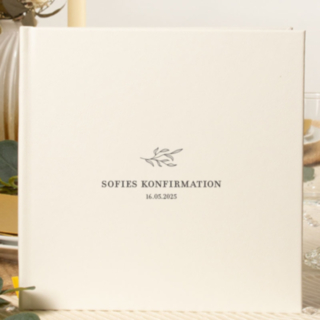Personlig Konfirmationsbok Botanical Touch