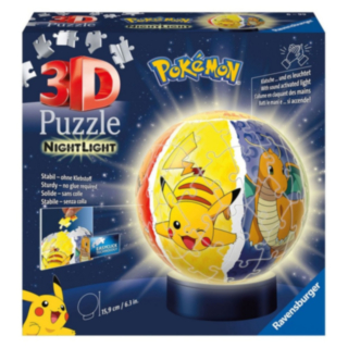 Pokémon® 72 Bitar 3D Nattlampa Pussel