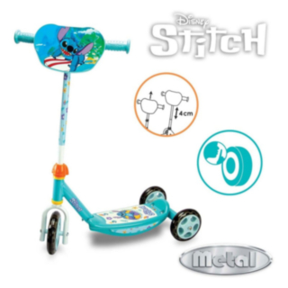 Stitch® Trehjulig Sparkcykel Blå
