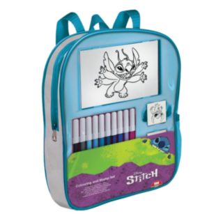 Stitch® Färg- & Stämpelset Ryggsäck Blå
