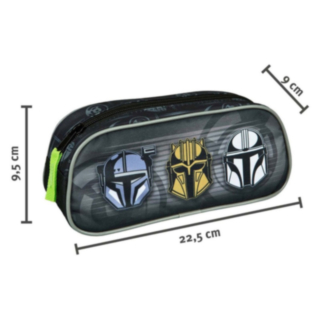 Star Wars® Mandalorian Pennfodral Svart