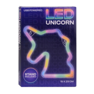 Enhörning LED Lampa Regnbåge