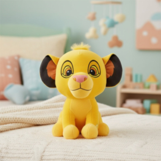 Lejonkungen® Simba Nalle Med Ljud Gul