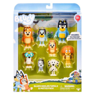 Bluey® Familj & Vänner Leksaksfigurer
