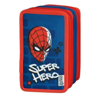 Spiderman® Pennfodral 3 Fack Blå