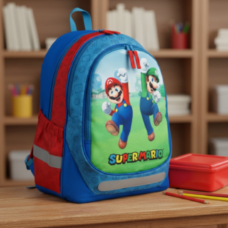 Super Mario® Skolväska Blå