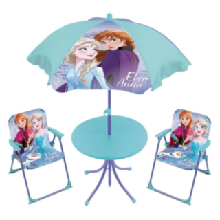 Frozen® Trädgårdsset med Parasoll & Stolar