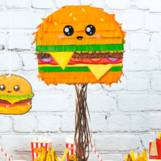 Salty Junkfood Burger Piñata