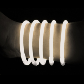 Ljusstavar Armband Vit