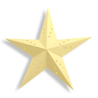 Stjerna Lykta Gul