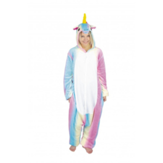 Kigurumi Unicorn Maskeraddräkt Pastell