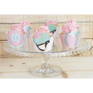 Häst Ridsport Cupcake Wrappers