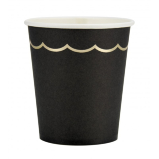 Pappmugg Guld/Svart